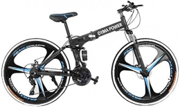 SYCY Folding Bike 26 Inches Folding Mountain Bike Shimanos 21 Speed Bicycle Full Suspension MTB Bike Folding Bike