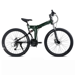 ADASTE 27.5 inch Foldable Mountain Bike 27 Speed Double Shock Absorption Bicycle Mechanical Disc Brakes;For Beaches or Snow