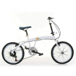 Adult Bike Folding Frame Bicycle 7 Gear Speed Double V brake Heavy Duty Kick Stand