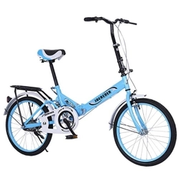 AGrAdi  Adult Road Racing Bike Mountain Bikes Adults Folding Bike, 20 Inch Wheels Bikes Cycling, Cruiser Bikes Small Bicycle Unisex Ultra Light Portable City Riding Men Mountain Bicycles for Travel (Blue