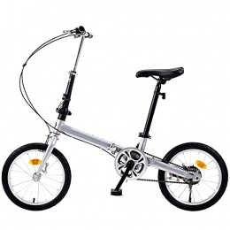 Agoinz Bike Agoinz 16" Gray Bicycl Mountain Bike Dustproof Wear Resistant, Effortless Riding Folding Bike, Breathable And Smooth Soft Cushion, Tires Low Friction