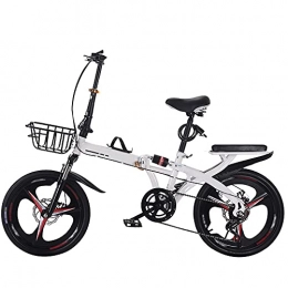 Agoinz Bike Agoinz Mountain Bike Breathable And Smooth Soft Cushion, Wear-resistant Tires Bicycl Low Friction, White Folding Bike Dustproof, Effortless Riding