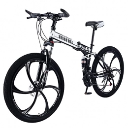 Agoinz Folding Bike Agoinz Mountain Bike Fast Folding Blue Bike Lightweight Sport With Anti Slip Wear Resistant For Men Or Women Dual Wheel Bikes Ergonomic