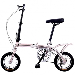 Agoinz Folding Bike Agoinz Mountain Bike Folding Bike, Breathable And Smooth Soft Cushion, 12 Inches Dustproof Wear-resistant Tires Bicycl Low Friction, Effortless Riding