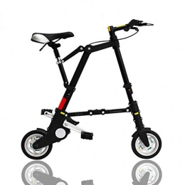 AIAIⓇ Mini folding bicycle aluminum folding bike bicycle - shock absorption black