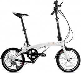 AJH Folding Bike AJH Folding Bikes Folding Bicycle Universal Folding Bicycle Women's Bicycle 6-speed 16-inch Wheel Set Shifting Compact