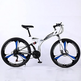 ASPZQ Bike ASPZQ Cycling Bikes, Comfortable Mobile Portable Compact Lightweight Folding Mountain Bike for Men Women - Students And Urban Commuters, B, 24 inch 27 speed