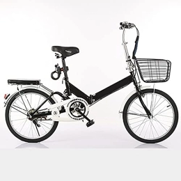 ASPZQ Bike ASPZQ Folding Bike, Mini Portable Commuter Bike Bikesmen And Women Universal Folding Variable Speed Bicycle Shockabsorption Bicycle, A