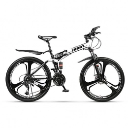 Augu Bike Augu Mountain Bike 24 Speed 26 Inches Bicycle rim MTB Mountain Bicycle High-carbon Steel with Disc Brake folding bikes for adults 3 Spoke Wheels