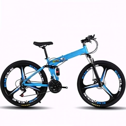 BaiHogi Bike BaiHogi Professional Racing Bike, Adult Mountain Bikes, Folding MTB Bicycle, Foldable Outroad Bicycles, Folded Within 15 Seconds, for 24 * 26in 21 * 24 * 27-Speed Outdoor Bicycle