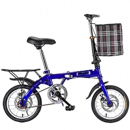 BaiHogi Bike BaiHogi Professional Racing Bike, Folding Bike, Men Women Folding Bicycle + City Foldable Bikes, Folding Mini Compact Bike Bicycle Urban Commuter Adult Cruiser (Color : D, Size : 14in)