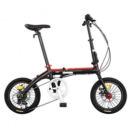 BANGL Folding Bike BANGL B Folding Bicycle 7-Speed Shift Adult Male and Female Casual Small Road Sports Car Student Bicycle 16 Inch