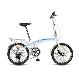 Bbhhyy Mountain bikes Kids'Bikes Boy Girl Bicycle Student City Bicycle Folding Bicycle Small Mini Light Portable Bicycle 7-speed Shift 20 Inches