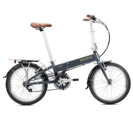 Ammaco  Bickerton Argent 1707 20 Inch Wheel Folding Bike Commuter Lightweight Alloy Grey