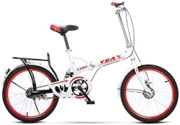 NOLOGO Bike Bicycle Bike Bicycle Folding Bike Adult Bicycle Student Ultralight Carbon Steel Kids Bicycle 20 Inch