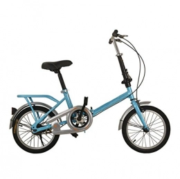 GHGJU Folding Bike Bicycle Child Folding Bike 20 Inch 16 Inch 12 Inch Adult Student Bicycle High-end Folding Bicycle Outdoor Cycling, Blue-12in