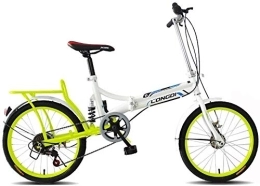 NOLOGO Folding Bike Bicycle Children's Bicycle Variable Speed Bicycle Folding Bicycle 16 Inch Ultra Light Portable Small Folding Bicycle (Color : 2)