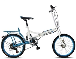 NOLOGO Folding Bike Bicycle Children's Bicycle Variable Speed Bicycle Folding Bicycle 16 Inch Ultra Light Portable Small Folding Bicycle (Color : 3)
