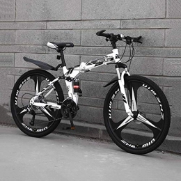 DHTOMC Folding Bike Bicycle Modern 24 Speed Folding Mountain Road Bike Beach Bicycle 24-inch Male and Female Students Shift Double Shock Absorber Adult Dual Disc Double Shock Absorber Urban Track Bike Adult Gift
