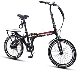 NOLOGO Bike Bicycle New Folding Bike Road Bike For Adults Folding Bikes Mini Ultralight Bicycle Shopper Bicycle Kids Bike (Color : Black)