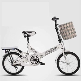 NOLOGO Folding Bike Bicycle New Folding Shock Absorber Bicycle 20 Inch 6-18 Years Male Female Students Adult Bicycle