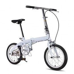 Bidetu Bike Bidetu City Bike Unisex Adults Folding Mini Bicycles Lightweight For Men Women Ladies Teens Classic Commuter With Adjustable Handlebar & Seat, aluminum Alloy Frame, single-speed - 15 Inch