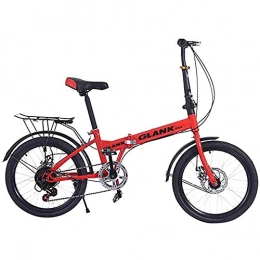 Bike  Bike Bike Bicycle Outdoor Cycling Fitness Portable Student Folding Bikes, Kid Bicycle, 20 inch Mini Portable Folding Bike Lightweight Folding Speed Bicycle, Damping Bicycle, Birthday Gifts, Party Gifts, Re
