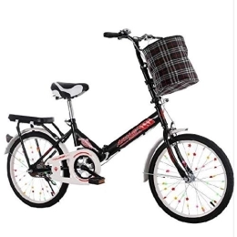xiaotong Bike Bike Folding Adult Bike Variable Speed Ultra-Light Mini Folding 20英寸 黑色