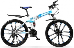 BUK Folding Bike Bikes for Adults, ladies bike foldable mountain bike bicycles 24 / 26 inch MTB bike-26Inch_27speed