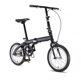 LFEWOZ Bike Bikes Single-Speed ​​Adult Folding Bicycle, Lightweight Unisex Men City Bike 16-Inch Wheels Ladies Shopper Bike Seatshock Absorbing Cruiser Bmx