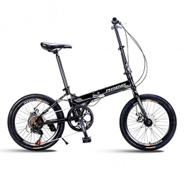 BIKESJN Folding Bike BIKESJN Bikes Folding Bike Portable Shock Absorb Vehicle Male Female Bicycle Variable Speed Bicycle Adult Students Bicycle