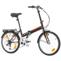 Bikesport Bike Bikesport FOLDING Bike 20 inch wheels Shimano 6 gears (Black)