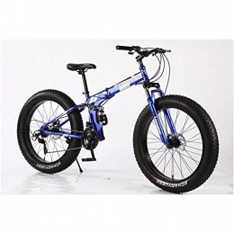CCLLA Bike CCLLA Mountain Bike 26 Inch Foldable Snowmobile Mountain Bike Variable Speed Dual Shock Absorber 4.0 Wide Fat Big Tire ATV For Adult Travelers