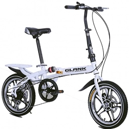CCLLA Folding Bike CCLLA mountain bikes Foldable Bicycle 10 Seconds Folding Adult Children Women and Man Outdoor Sports Bicycle, Variable 6 Speeds