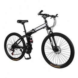 CEALEONE Folding Bike CEALEONE Bike-to-Go Folding Bicycle - 20" Wheel, Rear Hydraulic Shock Suspension, Foldable Pedals, Aluminum Alloy Bike Frame, Black