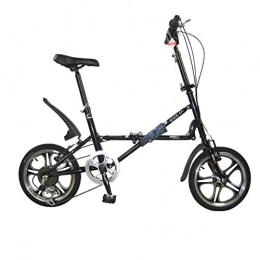 CEALEONE Folding Bike CEALEONE Folding Bicycle Series, Great for City Riding and Commuting, Lightweight Aluminum Frame, Black
