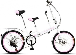 CENPEN Folding Bike CENPEN Folding Bikes Folding Bicycle Parent-child Bicycle Mother Car 20-inch Variable Speed ?Child Car Disc Brake Mother With Child Bicycle
