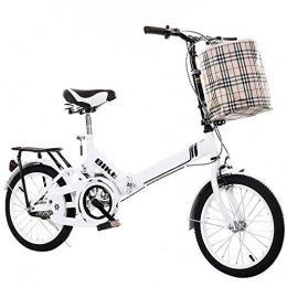 chen 20in Full Suspension Folding Bike Without Installation, High Carbon Steel Frame, Mountain Bike Brake Configuration, Suitable for Older Children and Adults