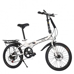 Chenbz Bike Chenbz Outdoor sports City Bike Unisex Adults Folding Mini Bicycles Lightweight for Men Women Teens Classic Commuter with Adjustable Handlebar Seat, 6 Speed 20 Inch Wheels