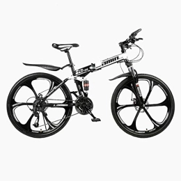 CHHD Folding Bike CHHD Foldable High-carbon Steel Hard- Mountain Bike 26-inch Adult Bike, 21-speed / 24-speed / 27-speed