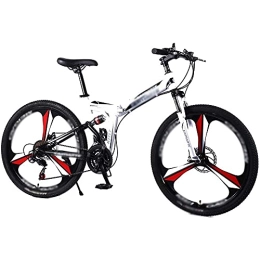 COUYY Bike COUYY Bicycle Folding Road Bike 21 / 24 / 27 speed 24 / 26" inch Mountain Bike Brand Bicycles Front and Rear Mechanical Disc Brake bike, 27speed, 24 inches