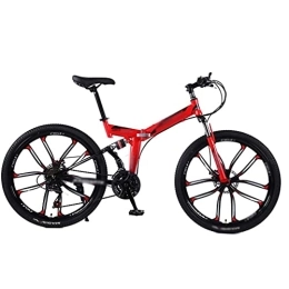 COUYY Folding Bike COUYY Folding Bicycle Mountain Bike 24 / 26 inches 21 / 24 / 27 Speed Road bike Fat Folding bikes mtb Snow beach bicycle, 24 speed, 26 inches