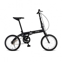 CYSHAKE Bike CYSHAKE Bicycle Folding Road Bike Child Adult Universal Bicycle Small Wheel Mini Bike City Bicycle Comfort Bikes (Color : Black)