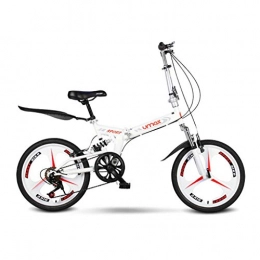 CYSHAKE Folding Bike CYSHAKE Home Folding Bicycle for Adult Mountain Bike Commuting Compact Bicycle Shock-absorbing Male and Female Students Bicycle Road Bike 20 Inch With mudguard (款式 style : Style4)