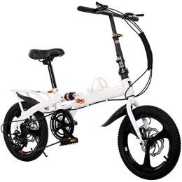 D&XQX Bike D&XQX City Bike, Mountain Folding Bike City Bike 20 Inches Folding System Fully Assembled Bikes Fits All Man Woman Child, 16 inches