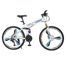 Dapang Bike Dapang 26 inch Mountain Bike, 27 speed, Unisex, Shimano Steel Stronger Frame Disc Brake, White