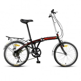 DBSCD Folding Bike DBSCD Adults Folding Bicycles, Foldable Bicycle Lightweight Portable Men And Women Speed City Ride Can Carry People Foldable Bikes