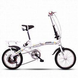 DBSCD Bike DBSCD Children's Foldable Bikes, Student Folding Bicycles Lightweight Mini Small Portable Shock-absorbing Variable 6 Speed Male And Female Foldable Bikes