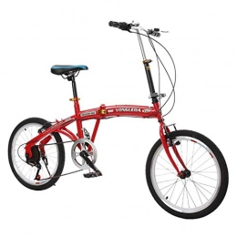 DBSCD Folding Bike DBSCD Student Folding Bicycles, Children's Foldable Bikes Folding Vehicles Shimano 6 Speed Men And Women Adults Folding Bicycles Foldable Bikes