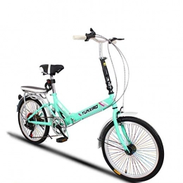DBSCD Bike DBSCD Student Folding Bicycles, Foldable Bikes Women's Cycling Ultra-light Portable Mini Male Foldable Bicycle